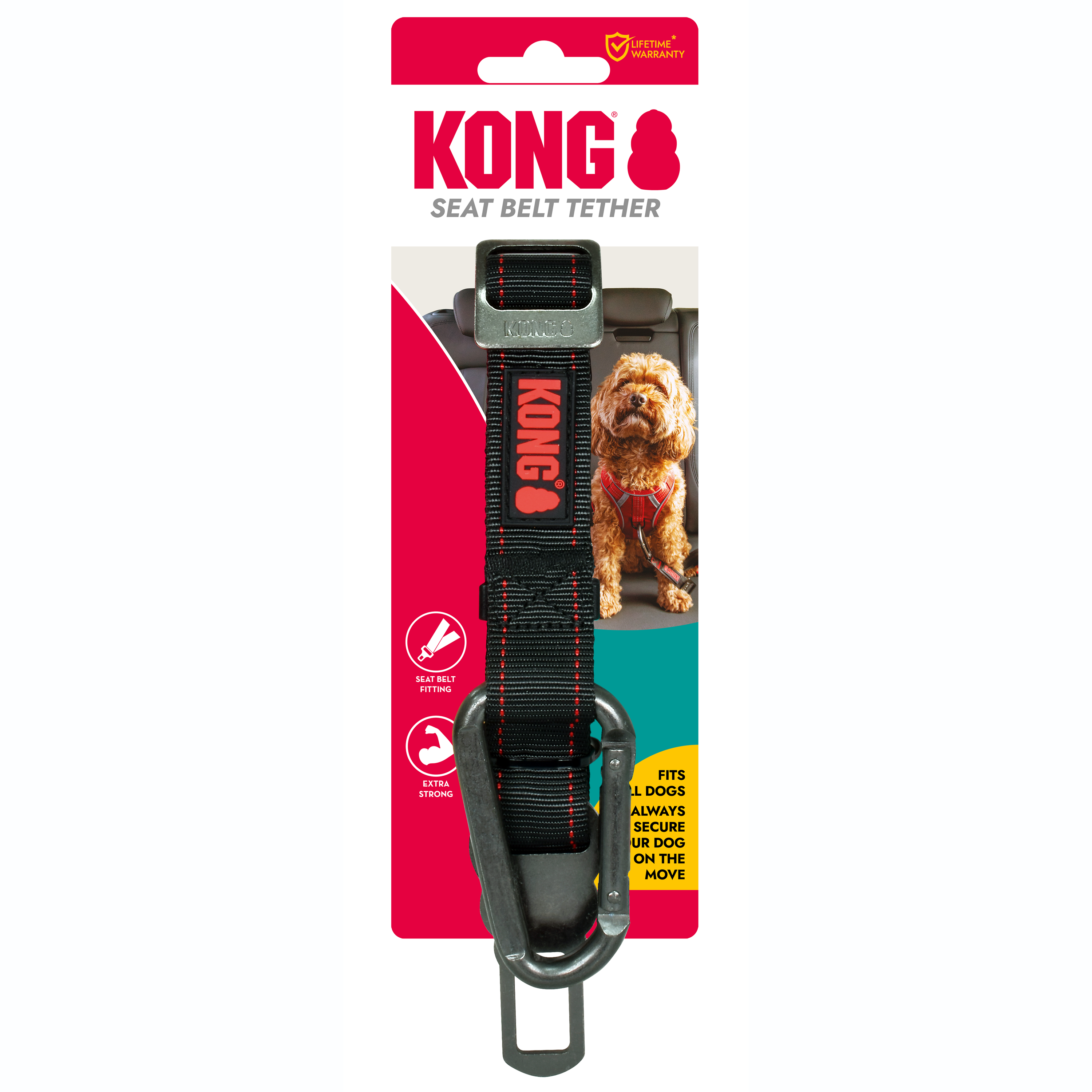 Kong Seat Belt Tether Strap - Image 3